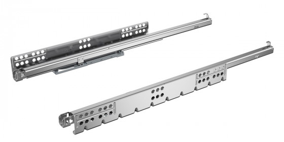 HETTICH 9333223 Quadro 25 2D čiastočny výsuv 480mm/25kg EB21 PTO Ľ+P