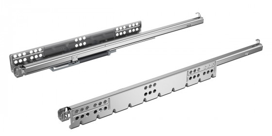 HETTICH 9333191 Quadro 25 2D čiastočný výsuv 350mm/25kg EB21 SiSy Ľ+P