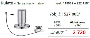 BLANCO 527005 príslušenstvo tiahlo nerez hodváb. matná s bowden. lankom k Z-STYL