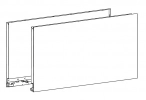 HETTICH 9255073 AvanTech You boky 251/500 strieborné P