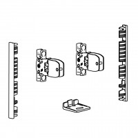 HETTICH 9257611 AvanTech You spojky čela vnútornej zásuvky boky+čelo 101 strieb.