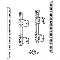 HETTICH 9257613 AvanTech You spojky čela vnútornej zásuvky boky+čelo 187 strieb.