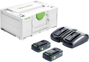 FESTOOL 577109 Energetická súprava SYS 18V 2x4,0/TCL 6 DUO