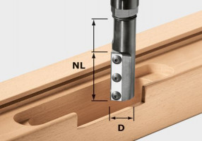 FESTOOL 497455 Drážkovacia fréza s obojstranným nožom HW KN D20/50 WP/K