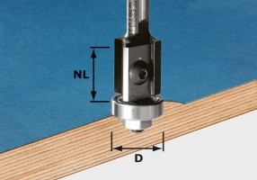 FESTOOL 491082 Lícovacia fréza s otočným nožom HW S8 D19/20WM Z2