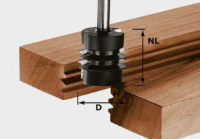 FESTOOL 491034 Fréza na lepené spoje HW S8 D34/NL32