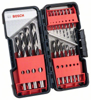 BOSCH 2608577350 18-dielna sada  vrtákov do kovu HSS PointTeQ, 1 – 10 mm, kazeta