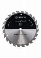 BOSCH 2608837679 Pílový kotúč pre AKU píly Standard for Wood 165x1,5x10 mm, 24