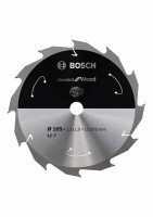 BOSCH 2608837680 Pílový kotúč pre AKU p. Standard for Wood 165x1,5x15,875 mm, 12