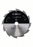 BOSCH 2608837684 Pílový kotúč pre AKU píly Standard for Wood 165x1,5x20 mm, 12