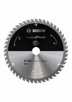 BOSCH 2608837687 Pílový kotúč pre AKU píly Standard for Wood 165x1,5x20 mm, 48