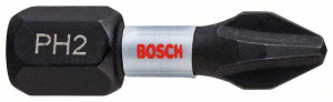 BOSCH 2608522403 Bity Impact Control PH2, 2 ks