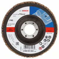 BOSCH 2608603652 Vejárovitý kotúč X431 Standard for Metal 115 mm, 22,23 mm, P40