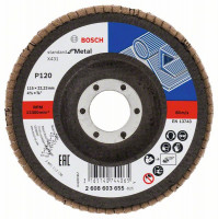 BOSCH 2608603655 Vejárovitý kotúč X431 Standard for Metal 115 mm, 22,23 mm, P120