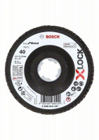 BOSCH 2608619197 X-LOCK lamelový kotúč pr.115mm Best for Metal X571, lomené, P40