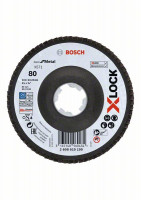 BOSCH 2608619199 X-LOCK lamelový kotúč pr.115mm Best for Metal X571, lomené, P80