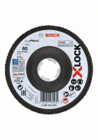 BOSCH 2608619203 X-LOCK lamelový kotúč pr.125mm Best for Metal X571, lomené, P80