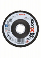 BOSCH 2608619204 X-LOCK lamelový kotúč pr.125mm Best for Metal X571, lomené,P120