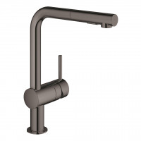 GROHE 30274A00 batéria Minta L-výpusť s duálnou sprškou Hard Graphite