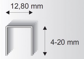 Čalounická spona 338/12-140, 25480 ks