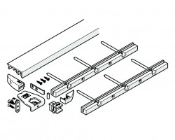 HAWA 25479 Folding Concepta 25 spodné profil 1300mm čierna