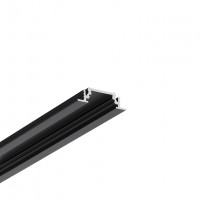 StrongLumio profil LED Groove 10 alu čierny 3000mm