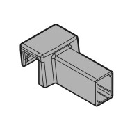 BLUM ZC7U11E0 Ambia-line držiak priečneho relingu LBX free Hodvábne biela SW-M