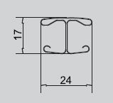 IC-10mm deliaci profil biela 2,75 m