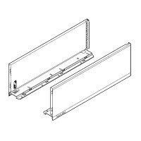 BLUM 770C6502S bočnice Legrabox C 650mm čierna