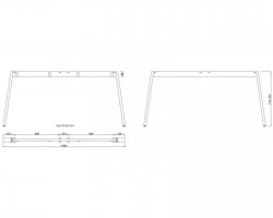 MILADESIGN podnož Mobilar M6316E–S antracit