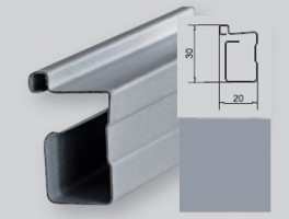 IC-úchytová lišta Standard 2,75m 4mm arktik strieborný