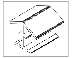 SOKEL vnút./vonk. roh 135° HLINÍK 125mm REHAU