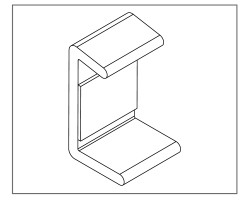 KONCOVKA HLINÍK L/P SOKEL REHAU 125mm