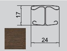 IC-deliaci profil WE wenge 2,75m