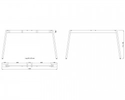 MILADESIGN podnož Mobilar M6314E–S antracit