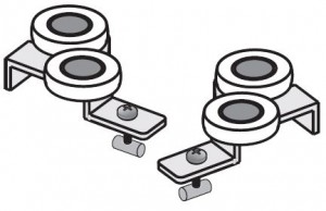 SEVROLL horný vozík Simple (10mm Fala ) asym