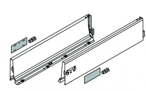 BLUM 378K3502SA bočnica Antaro 350 sivá P+L