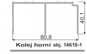 IC-horné vedenie 5m strieborné