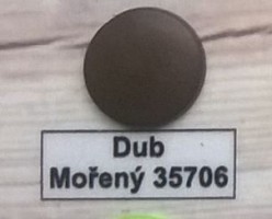 Krytka krížovej skrutky dub morený 35706